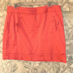 Vineyard Vines Coral Mini Skirt